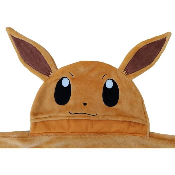 Image secondaire de Plaid polaire a capuche 3D - POKEMON - Evoli - 120 x 150 cm