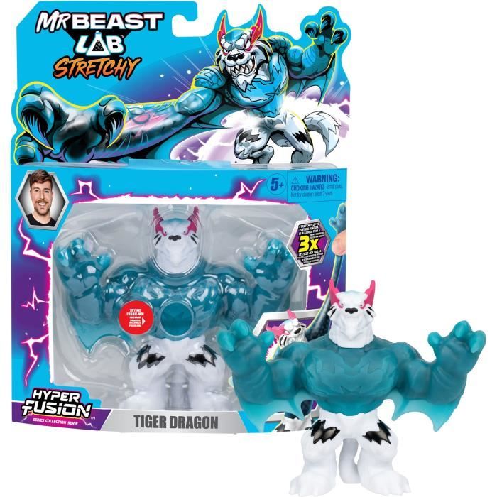 Figurine élastique - MRBEAST LAB - Goo Jit Zu - Tigre Dragon - 11 cm