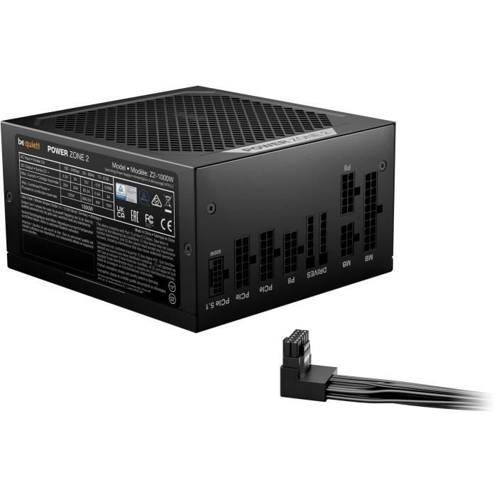 Image secondaire de Alimentation PC - BE QUIET! - POWER ZONE 2 - 1000 W - Certifié 80 Plus Platinum - Modulaire