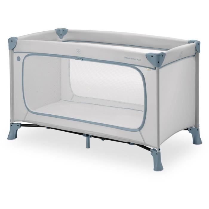 Lit de voyage - HAUCK - DREAM N PLAY PLUS - 60 x 120 cm - Dès la naissance - Pliable - Dusty Mint