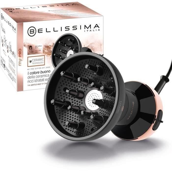 Diffusore d'Aria Calda - Bellissima - Per Capelli Ricci - Asciugacapelli in Ceramica My Pro Diffon - Soft & Natural - 2 Potenze 700W