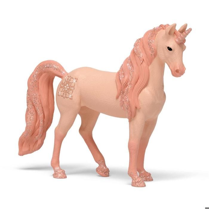 Figurine Licorne Peach de Schleich - Jument Multicolore pour Enfants