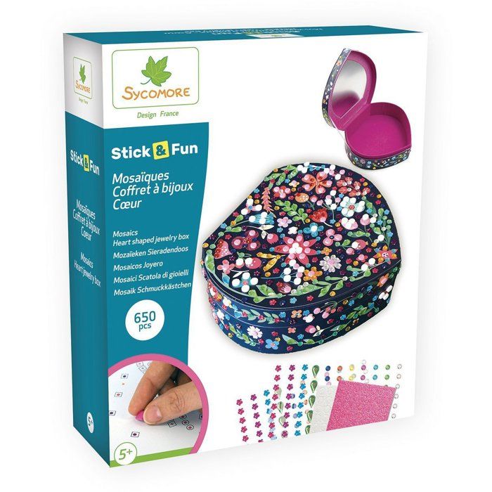 Stick'n Fun - 3D Mosaic - Box Heart