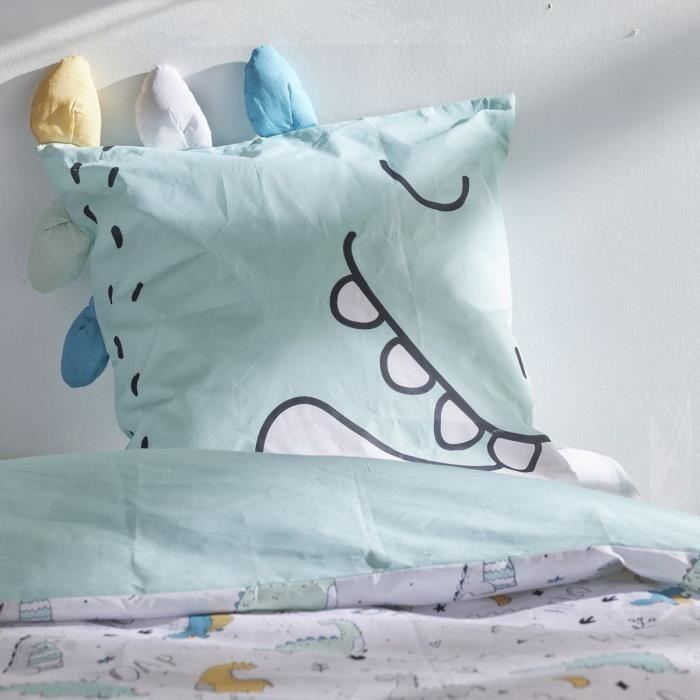 Image secondaire de Parure de lit - TODAY - 140 x 200 cm - Coton 57 fils - FUNNY 3.6