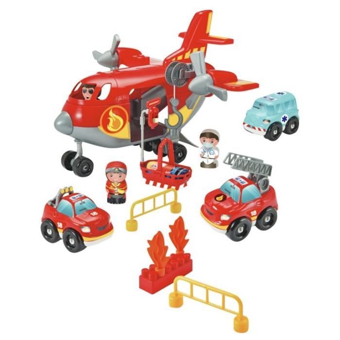 Avion cargo pompiers - ECOIFFIER - Abrick - A partir de 18 mois