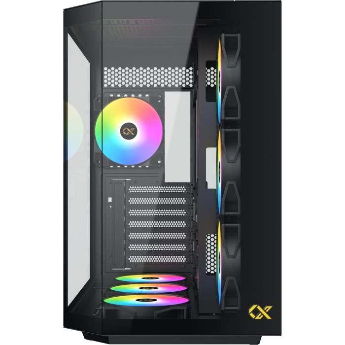 Image secondaire de Boîtier PC - XIGMATEK - CUBI II - Cube - E-ATX - Verre trempé - ARGB - Noir