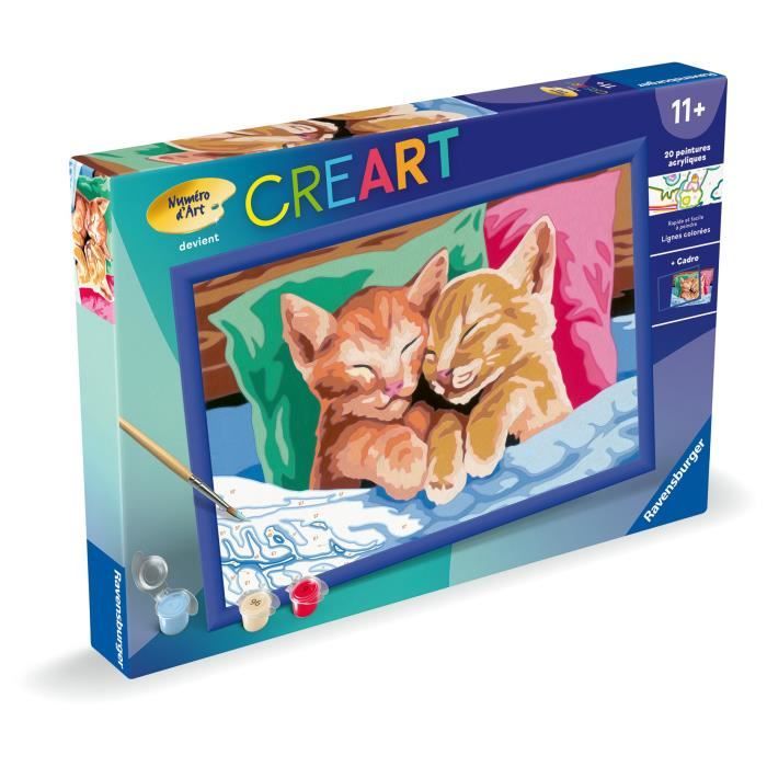 Image secondaire de CreArt Kids 31x21cm Chatons endormis