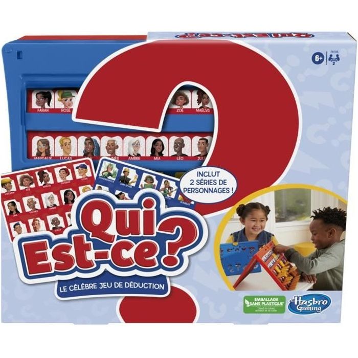 Chi è ? classico, gioco da tavolo per bambini dai 6 anni, 2 giocatori