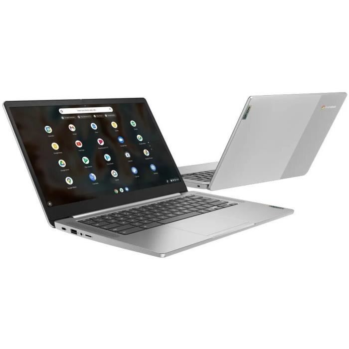 PC Portable Chromebook - LENOVO IdeaPad 3 14M836 - 14''HD - Mediatek 8183 - RAM 4Go - Stockage 64Go - ChromeOS - AZERTY