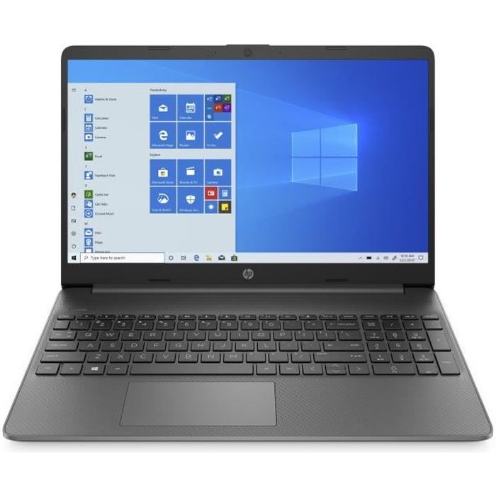 PC Portable HP 15s-eq1079nf - 15 HD - Ryzen 3 3250U - RAM 4Go - Stockage 128 Go SSD - Windows 10 - AZERTY