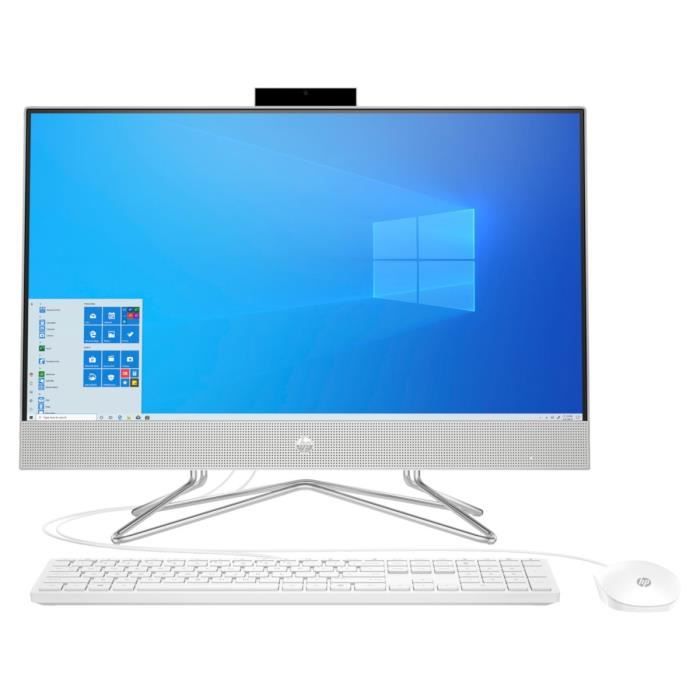 PC All-in-One HP 24-dp0059nf - 23,8 FHD - Ryzen 5 4500U - RAM 8Go - Stockage 512Go SSD - Windows 10 + Clavier Souris