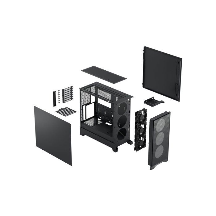 Image secondaire de Boîtier PC Fractal Design Pop 2 Air Solid - Noir - Format ATX avec 3 Ventilateurs