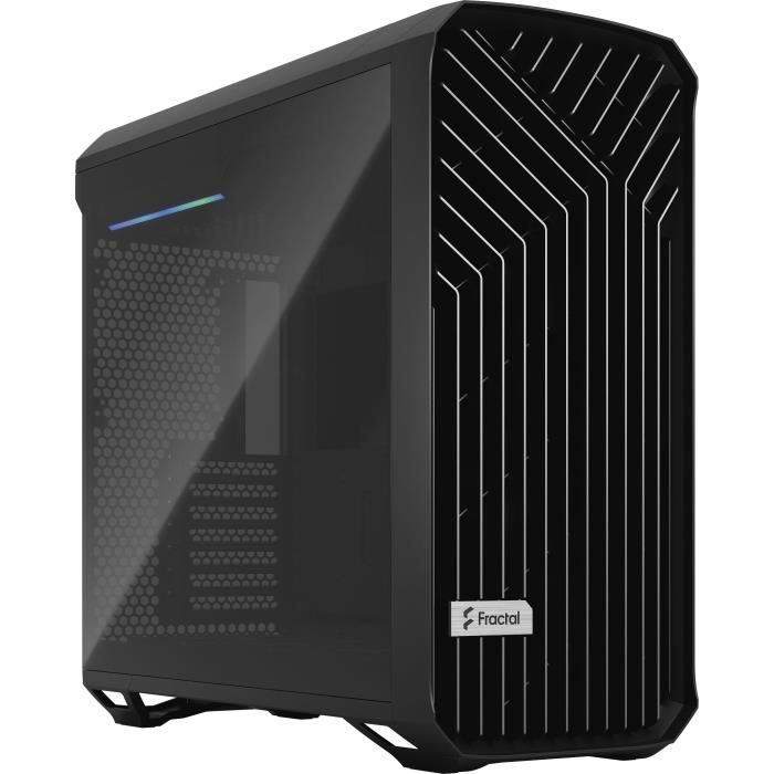 FRACTAL DESIGN Torrent Black TG Dark Tint SSI-CEB Boîtier PC Air flow optimisé avec 5 ventilateurs inclus (FD-C-TOR1A-06)