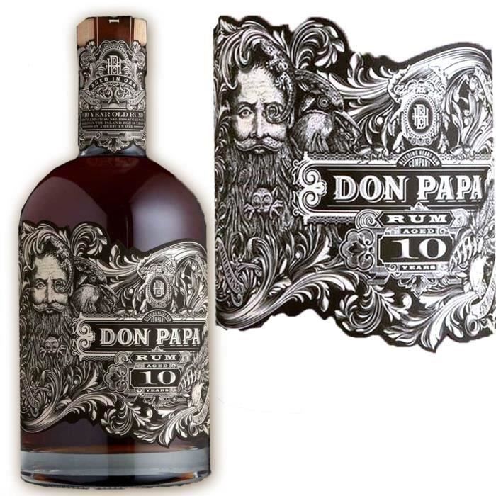 Rhum Don Papa 10 ans - Rhum vieux - Philippines - 43%vol - 70cl