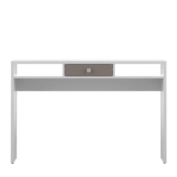 TEMAHOME Console Blanc et Taupe 120 X 79,7 - PURE