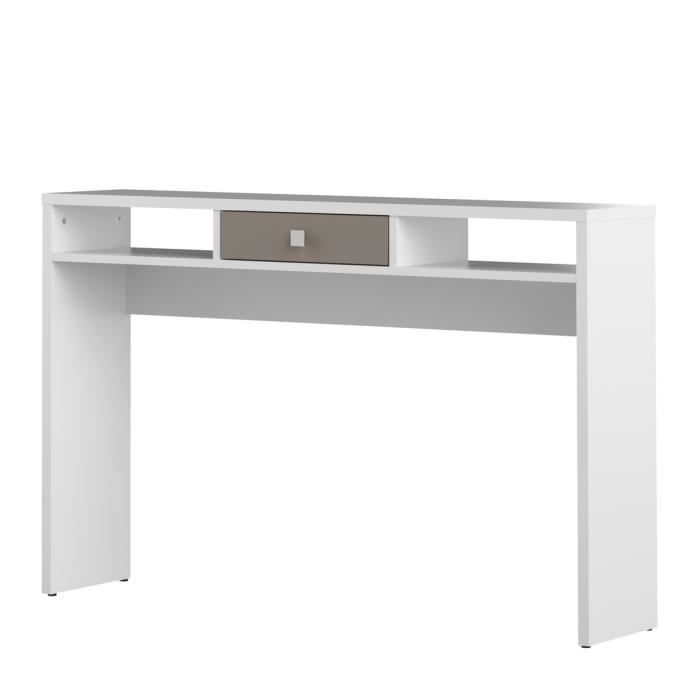 TEMAHOME Console Blanc et Taupe 120 X 79,7 - PURE