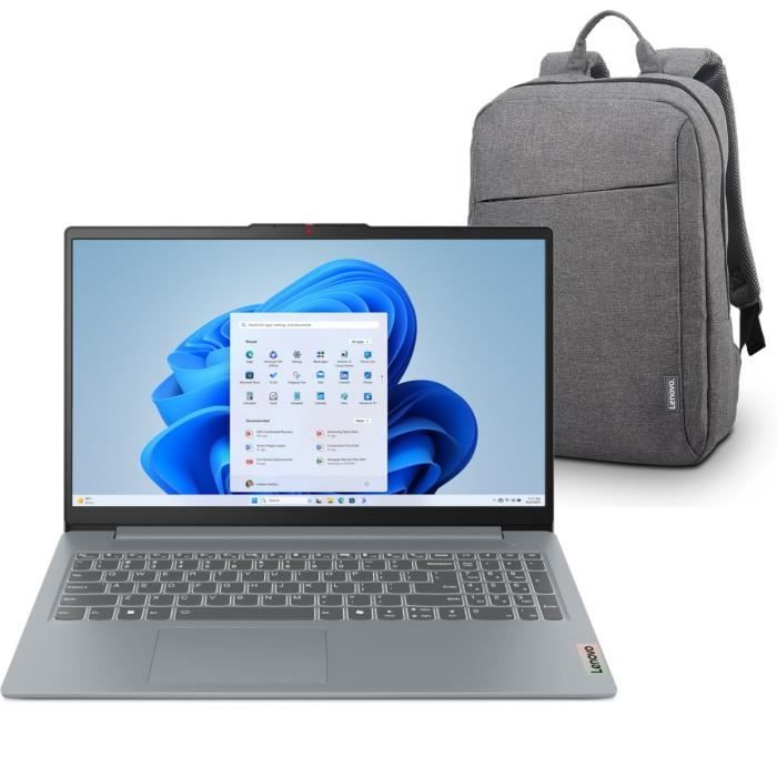 PC portable LENOVO IdeaPad Slim 3 15ITN9 | Windows 11 - 15,6 FHD - Intel N150 - RAM 4 Go - SSD 128 Go - AZERTY