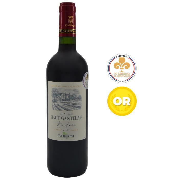 Ch�teau Haut Gantelais 2021 Bordeaux Sup�rieur - Vin rouge du Sud-Ouest