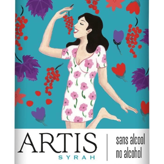 Image secondaire de Artis Syrah - Boisson sans alcool a base de vin rosé - 75cl