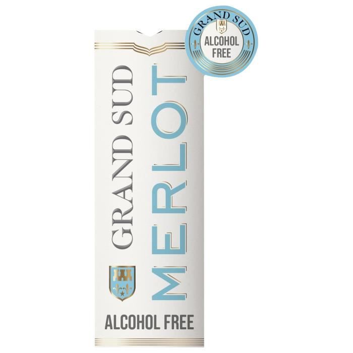 Image secondaire de Grand Sud - Merlot - Sans alcool - 1l