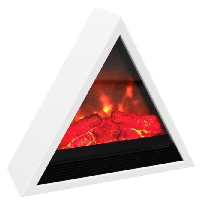 CARRERA Khéops 1800 watts Cheminée électrique pyramidale décorative et chauffage d'appoint
