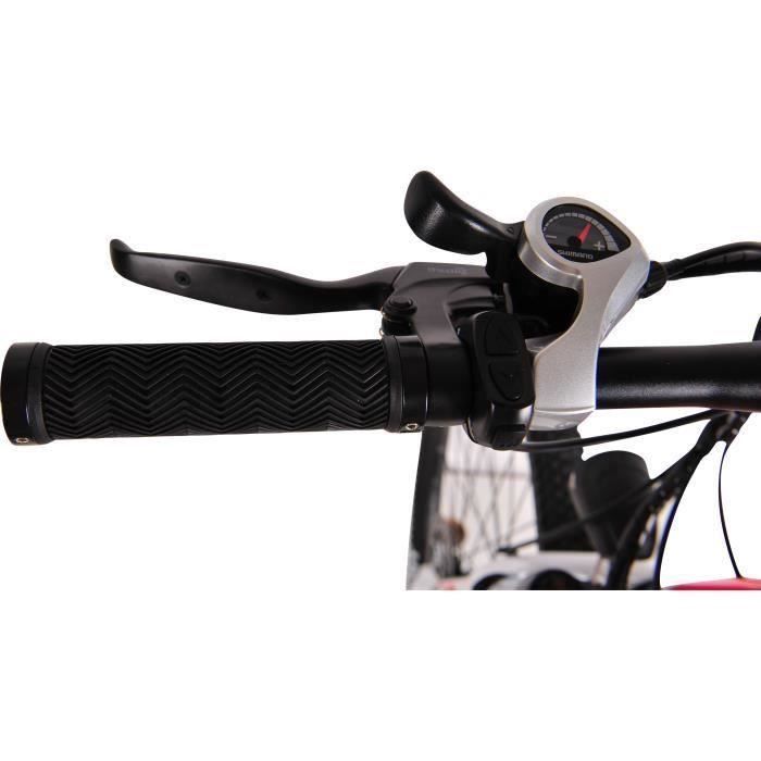 MOOVWAY VTT électrique 27,5 Autonomie 40 km - 7 vitesses Shimano - Cadre Alu - Blanc