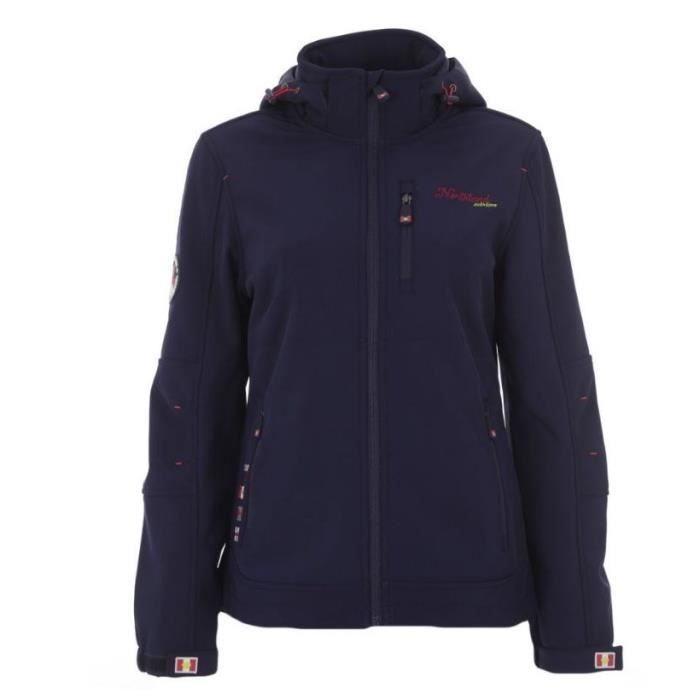 NORTHLAND Softshell Polaire Alina bleu/violet - Femme