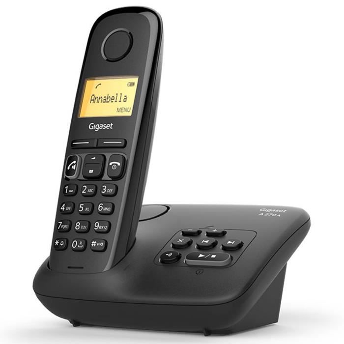 Image secondaire de Gigaset A270 A Solo avec répondeur Noir