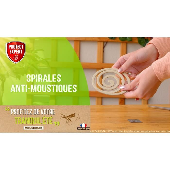 PROTECT EXPERT Spirale anti-moustiques SPIRNAT8 - x8
