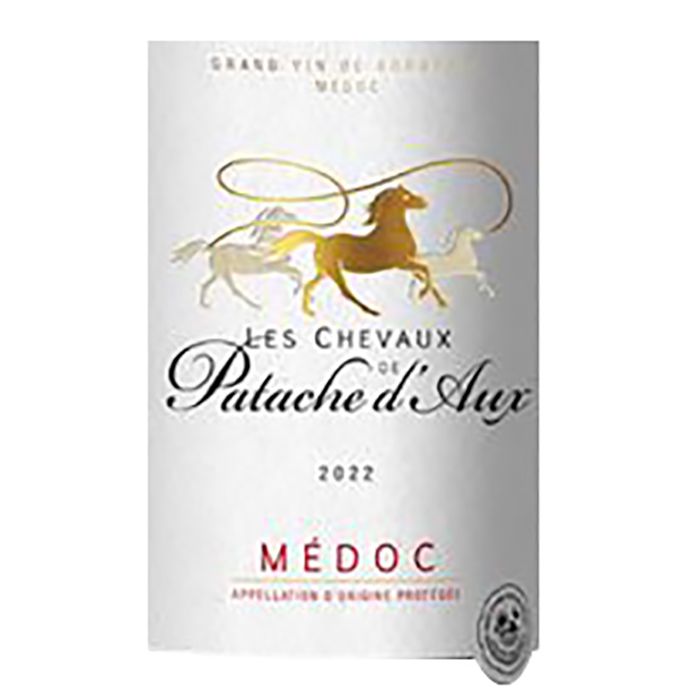 Image secondaire de Vin Rouge Médoc Chevaux de Patache d'Aux 2022 - 75 cl
