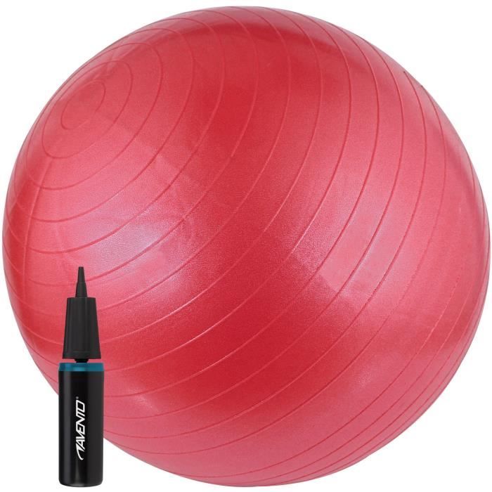 AVENTO Swiss ball Avec Pompe - M - 65 cm - Rose
