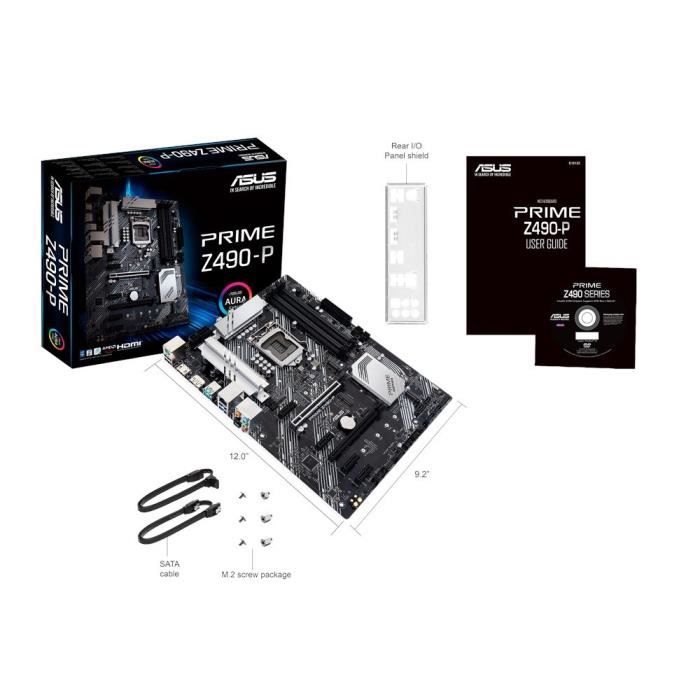 ASUS Carte mere Z490 PRIME Z490-P - ATX