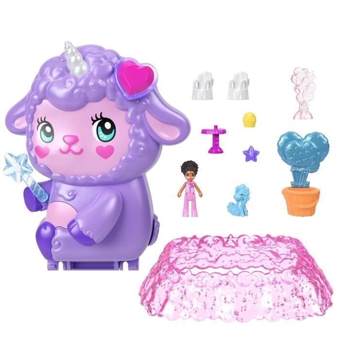 Image secondaire de Polly Pocket - Coffret Au pays des reves - Mini-figurine et licorne - Polly Pocket - JCB15