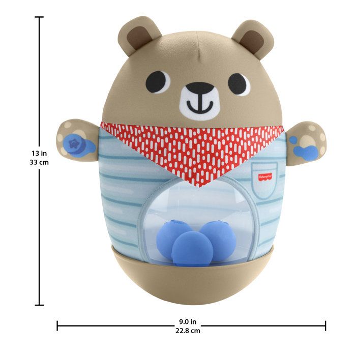 Image secondaire de Ourson à Bascule avec Balles Myrtilles - Fisher Price