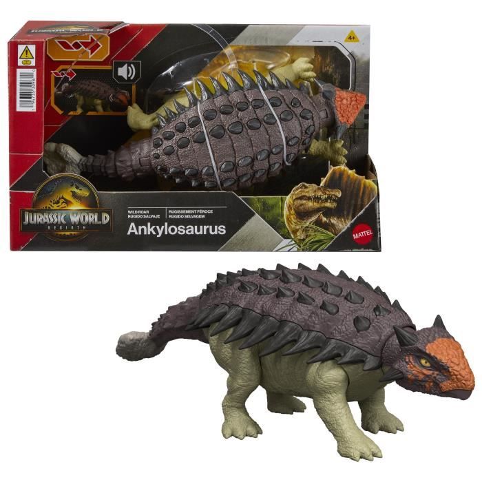 Image secondaire de Jurassic World - Figurine articulée Ankylosaurus Rugissement féroce - Son - Jurassic World - JGB90