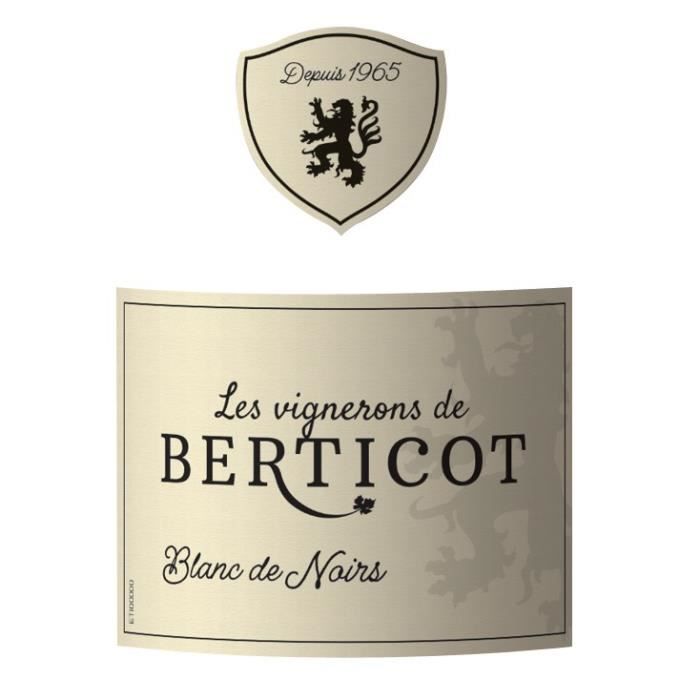 Image secondaire de Les Vignerons de Berticot Atlantique - Vin Blanc de Noirs du Sud Ouest