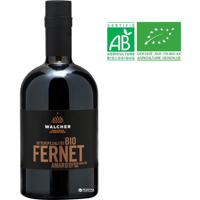 Walcher - Fernet - Liqueur - Bio - 38% - 50 cl
