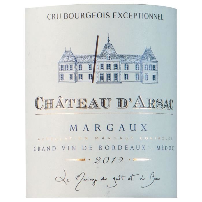 Image secondaire de Château d'Arsac 2019 Margaux - Vin rouge de Bordeaux