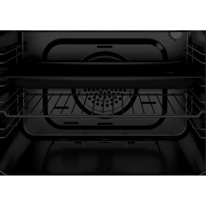 Four encastrable pyrolyse Continental Edison CEF60PBIX inox et noir 60 L - L 59.5 x H 59.5 x P 56.5 cm