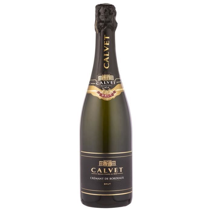 Calvet Crémant de Bordeaux Brut 2023 - Vin Blanc Éclatant