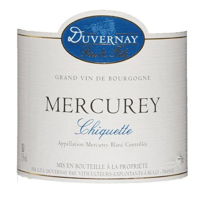 Image secondaire de Domaine Duvernay Chiquette 2022 - Vin Blanc Mercurey 75cl