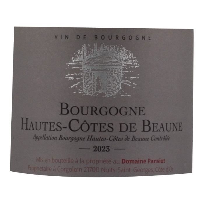 Image secondaire de Domaine Pansiot 2023 Bourgogne Hautes-Côtes de Beaune - Vin Blanc 75cl