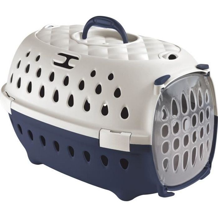 ZOLUX Panier de transport travel smart - Bleu marine - Pour chien et chat