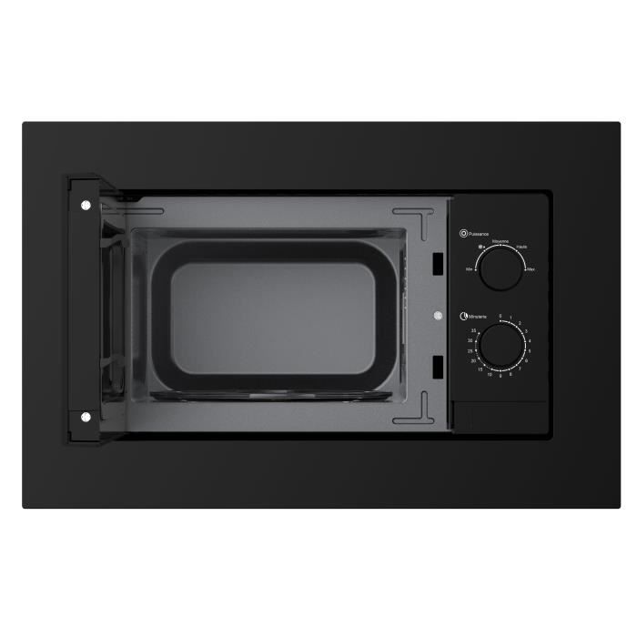 Image secondaire de Micro-ondes encastrable 20L Noir - CONTINENTAL EDISON