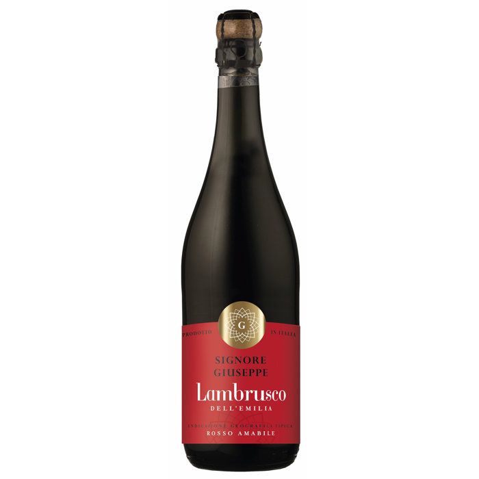 Lambrusco Rouge - Signore Giuseppe - Vin p�tillant - 75 cl