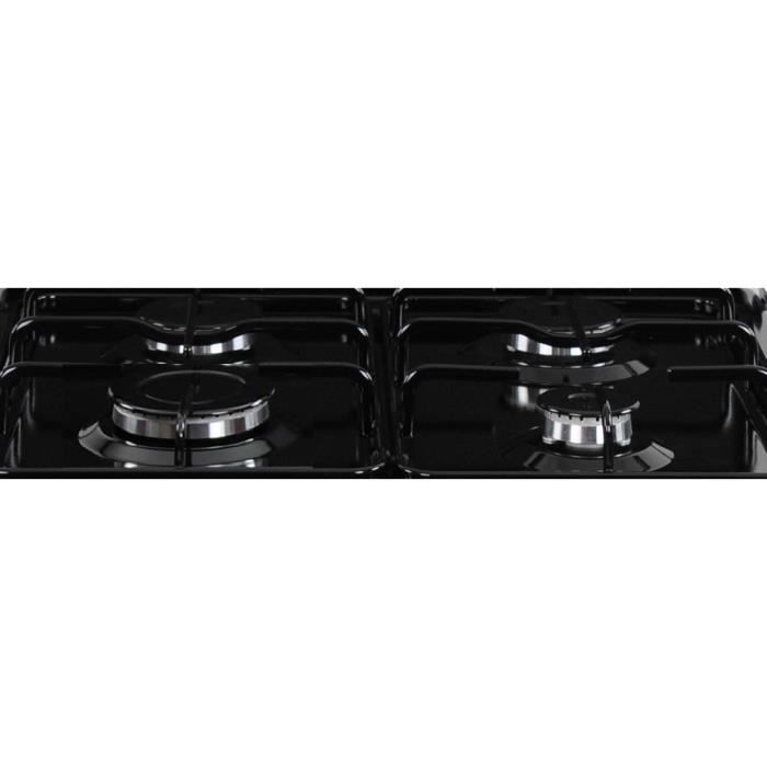 OCEANIC 105BV2 - Cuisiniere gaz compacte - Noir - Eclairage - Grill électrique - L49 x H 85 x P 46 cm