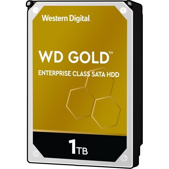 WD Gold™ - Disque dur Interne Enterprise - 1To - 7200 tr/min - 3.5 (WD1005FBYZ)