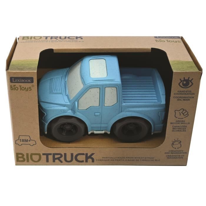 Pick-up bleu en fibres de blé, recyclable et biodégradable