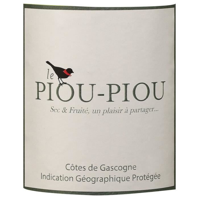Image secondaire de Piou Piou des Vignes - Vin Blanc Sec Côtes de Gascogne 2023