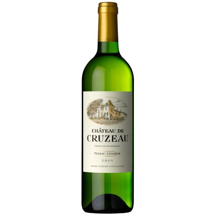 Château de Cruzeau 2019 Pessac-Léognan - Vin blanc de Bordeaux